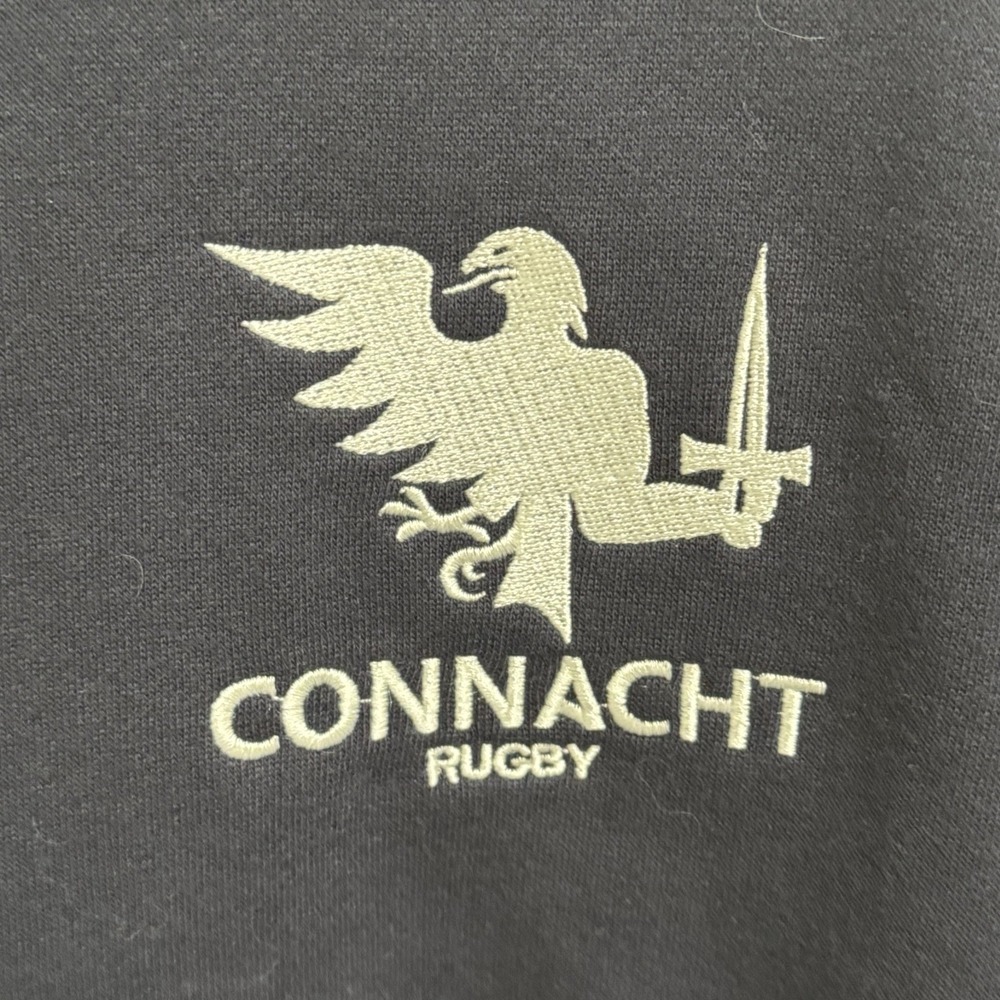 BLK Connacht Rugby Elverys.ie Blue Full Zip Ireland Sweatshirt Men's Size Large - Picture 2 of 12